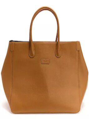 Pom Pom London Leather Camden Overnight Bag